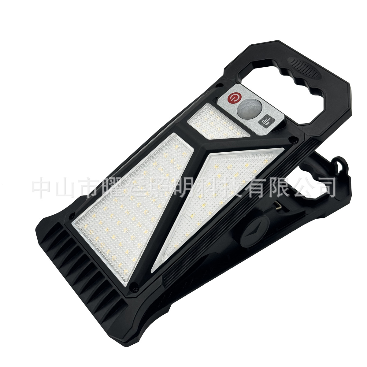 Cross-Border Solar Outdoor Led Courtyard Human Body Sensor Light Control Rainproof Lighting Wall Lamp Camping Style Portable Clip Light