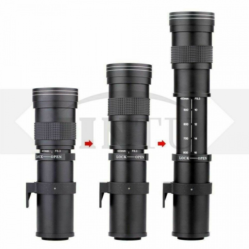 420-800mm F8.3 Telephoto Lens Manual Focus Telephoto Mirrorless Full-Frame Slr Telephoto Lens