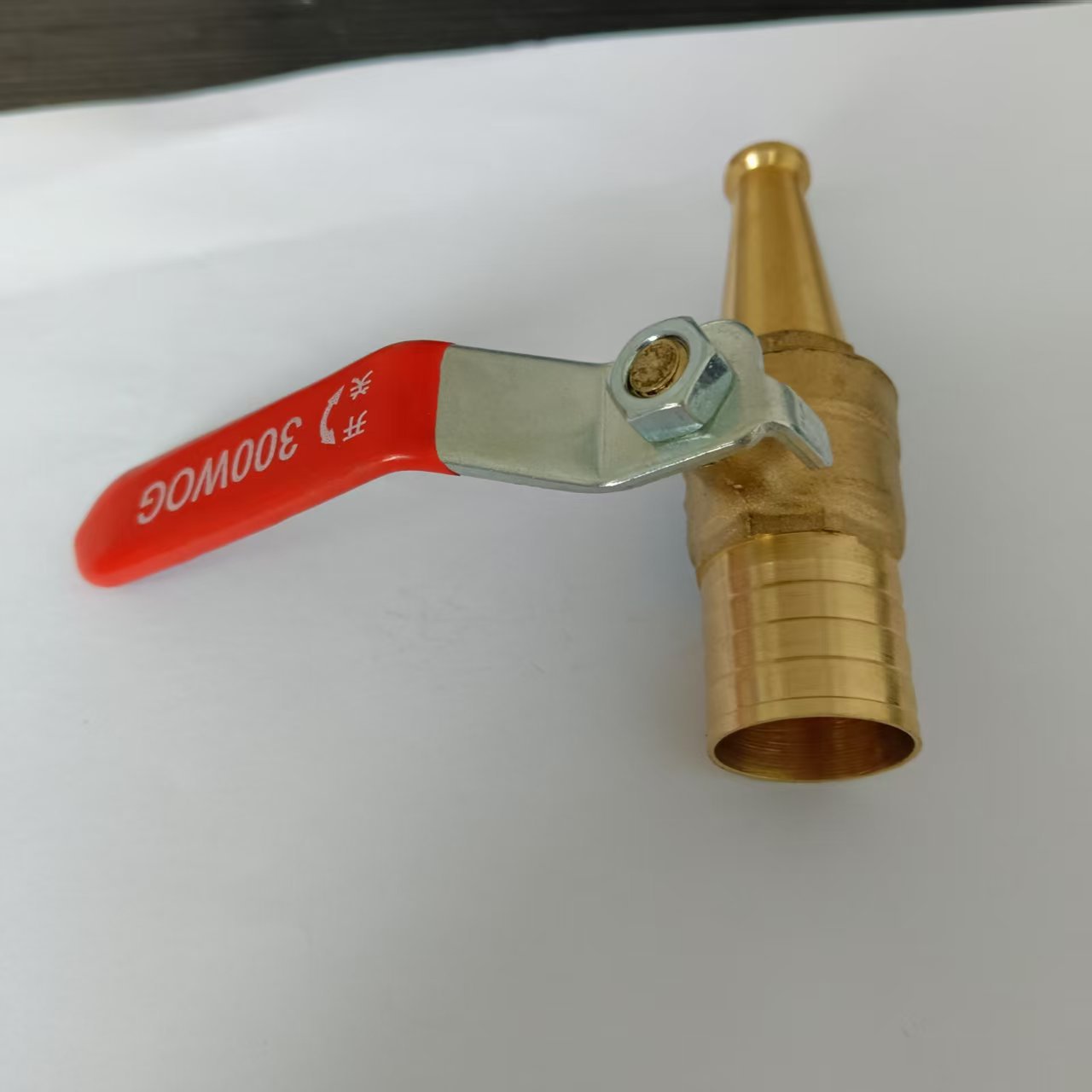 Fire hose reel water gun head self-help reel water gun switch copper nozzle thickened high voltage DC water nozzle