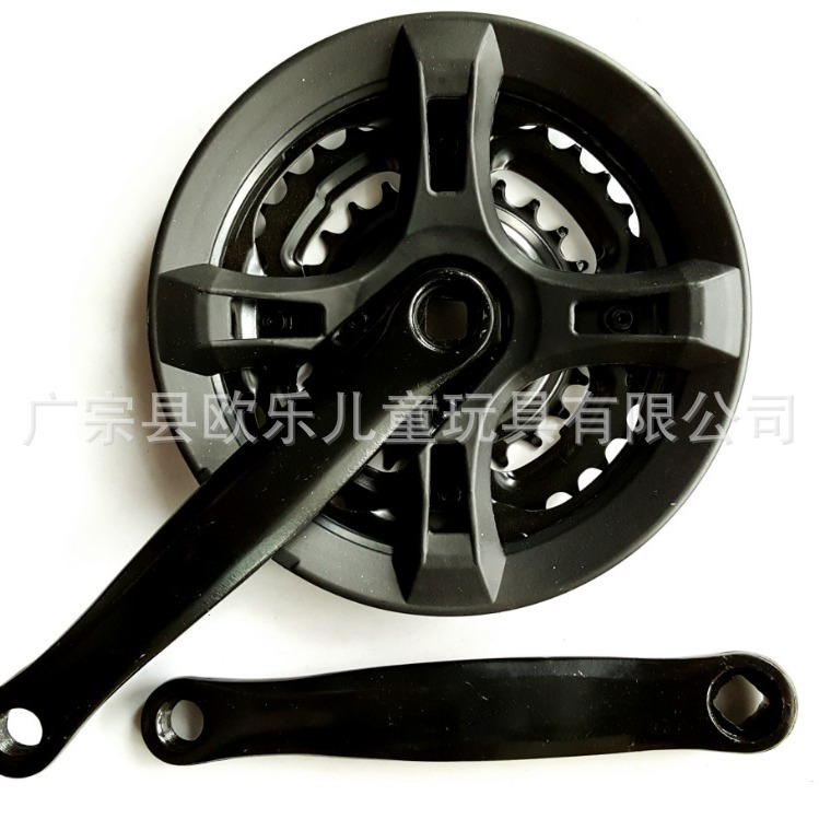 MounTain Bike CrankseT Large TooTh Wheel Iron Crank Bicycle Accessories Wheel Disc 3 Pieces 21 24 Speed 24T/34T/42T