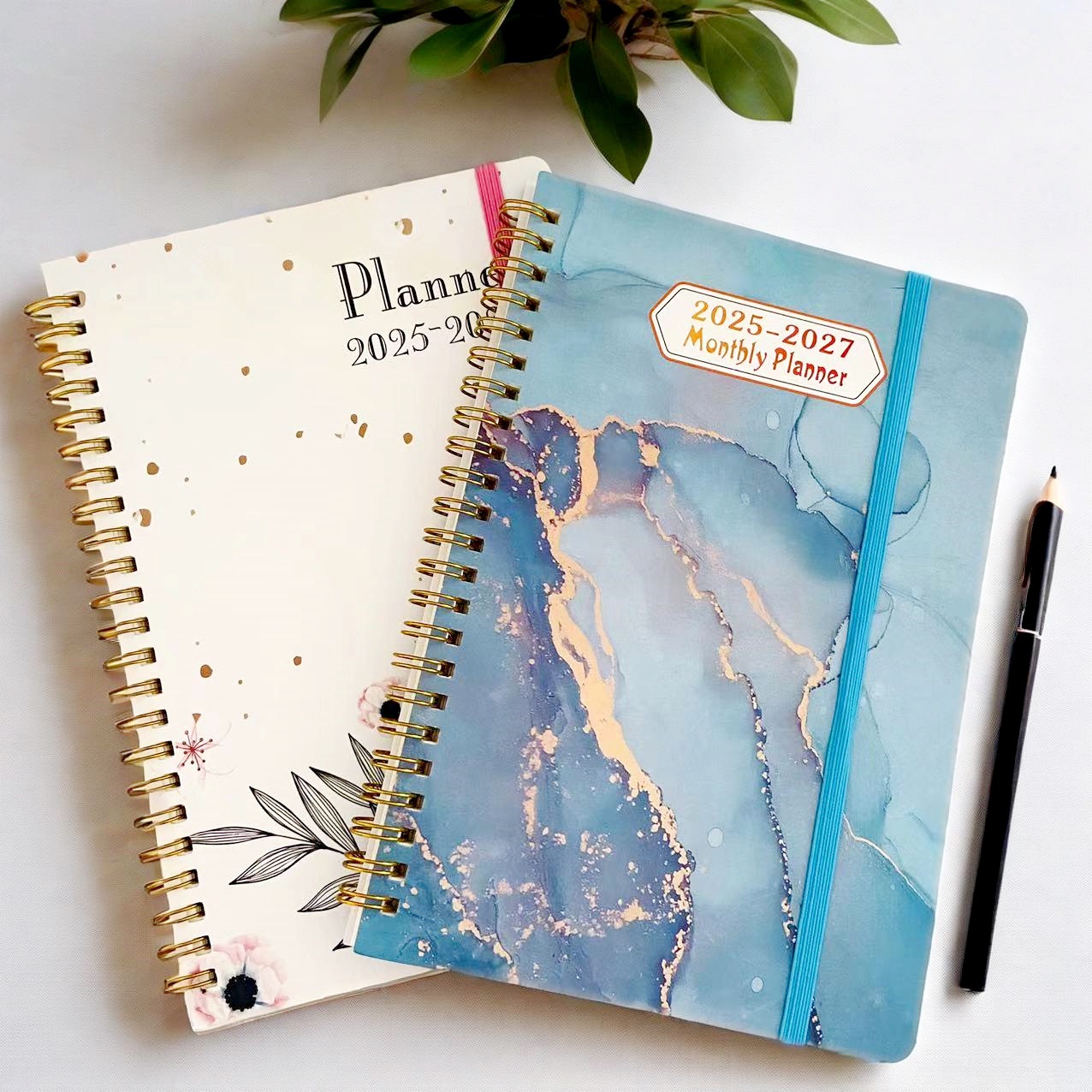 Планировщик Amazon 2025-2027, английский A5, месячный план, блокнот с жесткой обложкой