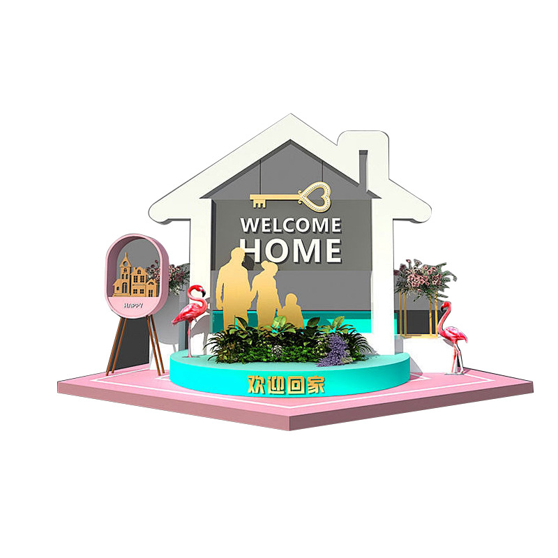 Ip Theme Commercial Display Art Installation Shopping Mall Theme Exhibition Display Interactive Installation Giant Object Installation Props