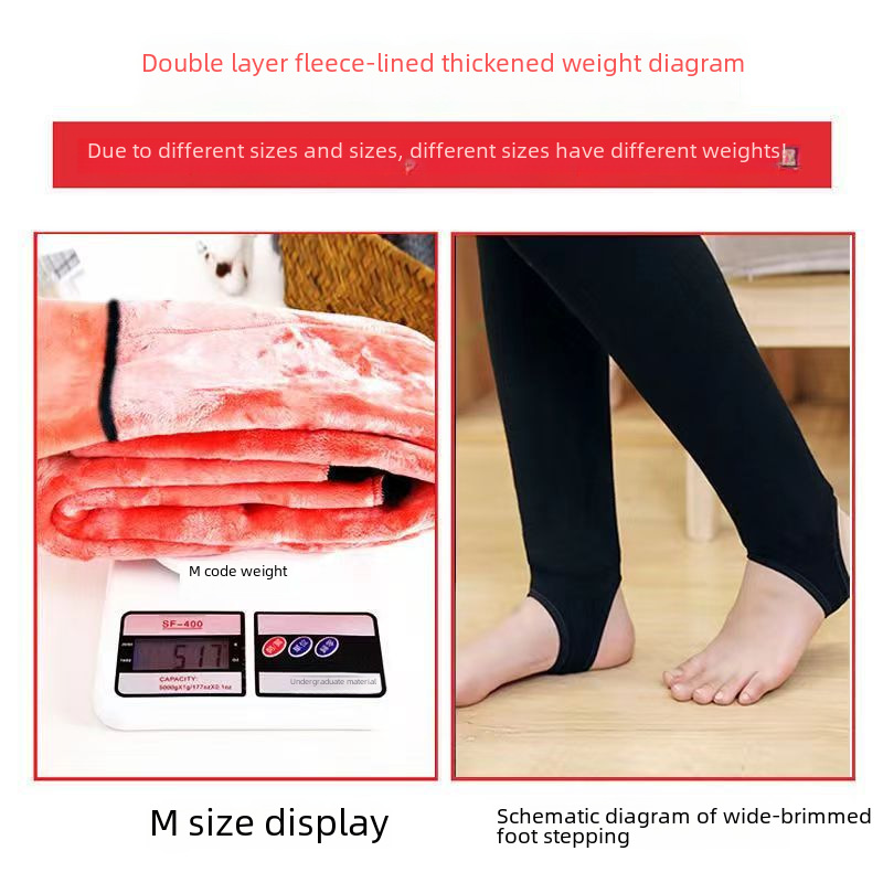 Girls' Leggings Spring and Autumn Fleece-Lined Thickened Cotton Pants for Outer Wear Middle and Large Children's Girls Black Tight Warm Pants High Waist