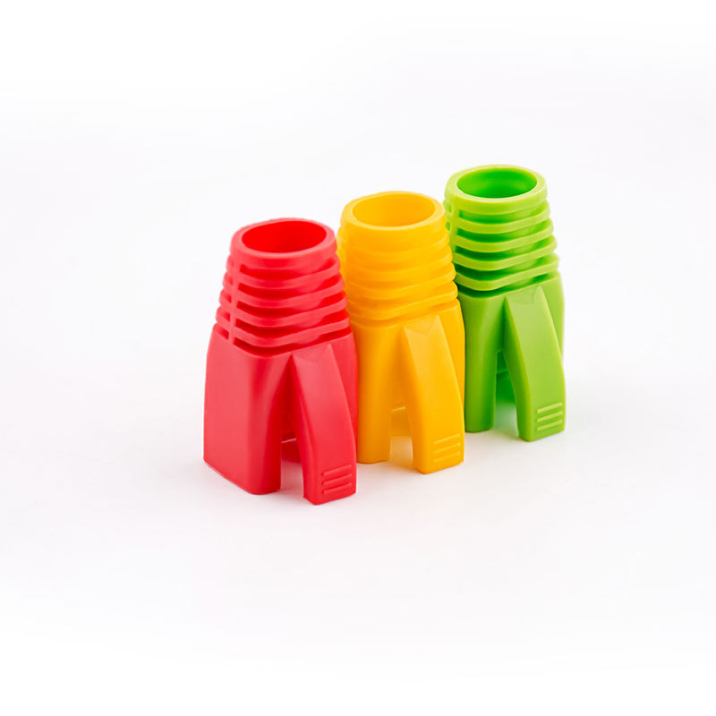 Network cable Crystal Head sheath color seven categories eight categories 7 rj45 network Crystal Head protective sleeve 7.0mm8.5MM