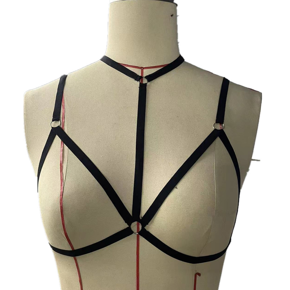 Foreign Trade European and American Style Sexy Underwear Sexy Wire Harness Strap Bra Hollow Base Night Shop Flirting Vest New