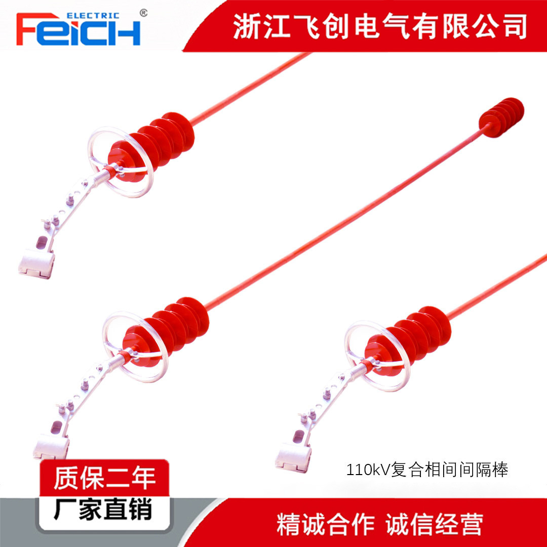 FXGB-110FXJW-66 pre-twisted composite interphase spacer anti-galloping insulator windproof insulator