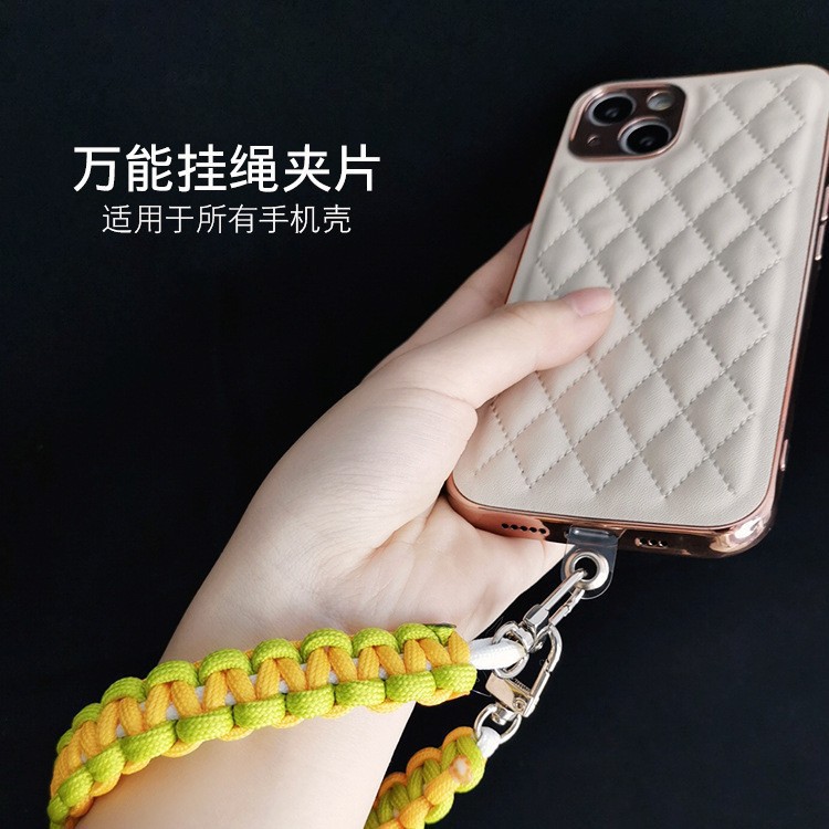 Mobile Phone Lanyard Spacer Injection Molding One-Piece Stone Universal Fixed Patch Anti-Lost Clip Hanging Piece Transparent and Ultra-Thin