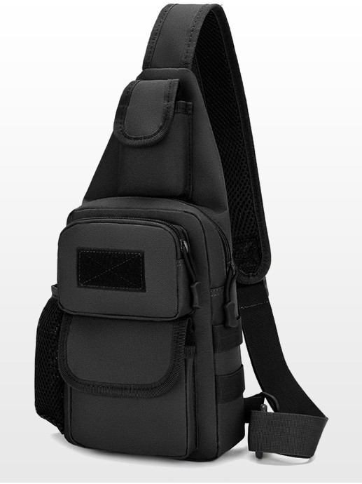 Men's Military Fan Outdoor Travel Multifunctional Tactical Chest Bag High Quality High-Value Camouflage One-Shoulder Cross-Body Backpack