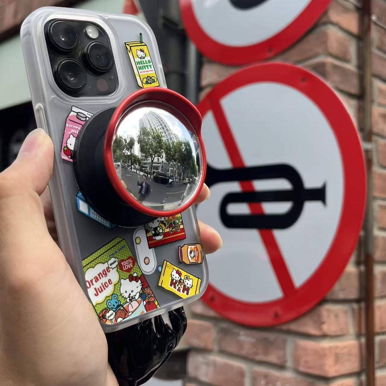 нишевое креативное широкоугольное зеркало, угловое зеркало, портативная подставка для телефона, реквизит для повседневной фотографии, декор