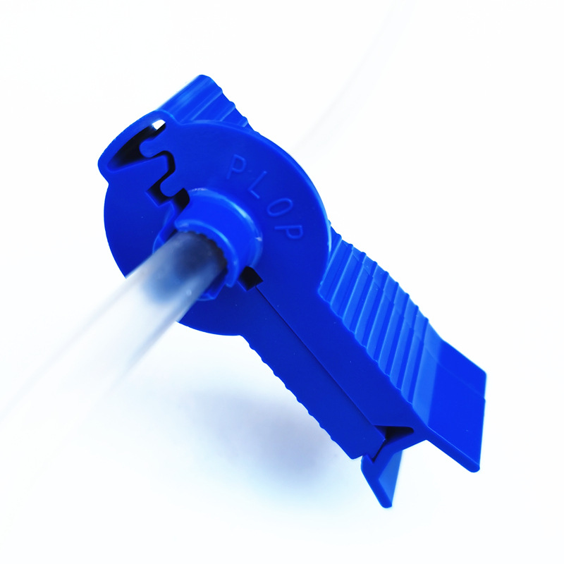 Medical blue clip abdominal penetration supplies catheter clip flow clip dialysis liquid pipeline baite iodophor cap waste liquid bag