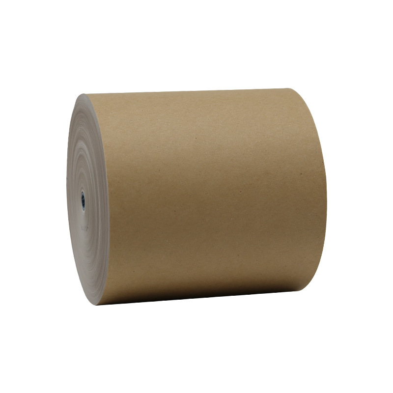 Domestic Single-Sided Kraft Paper Packaging and Printing, Moisture-Proof and Environmentally Friendly Recycled Roll, Hailong, Dihuangjiulong Kraft Paper in Stock