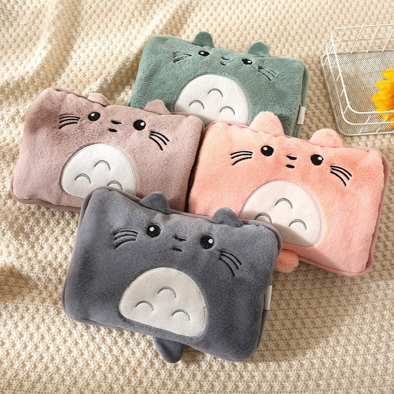Xiao Mao hot water bag charging explosion-proof warm water bag hand warmer belly plush hand injection water hot water bag wholesale