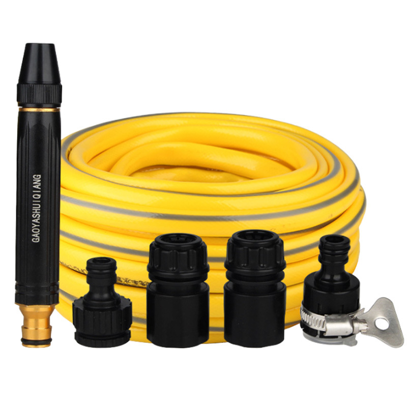 Factory wholesale Black Diamond car wash water gun suit household washing water spray gun nozzle tap water pipe hose booster