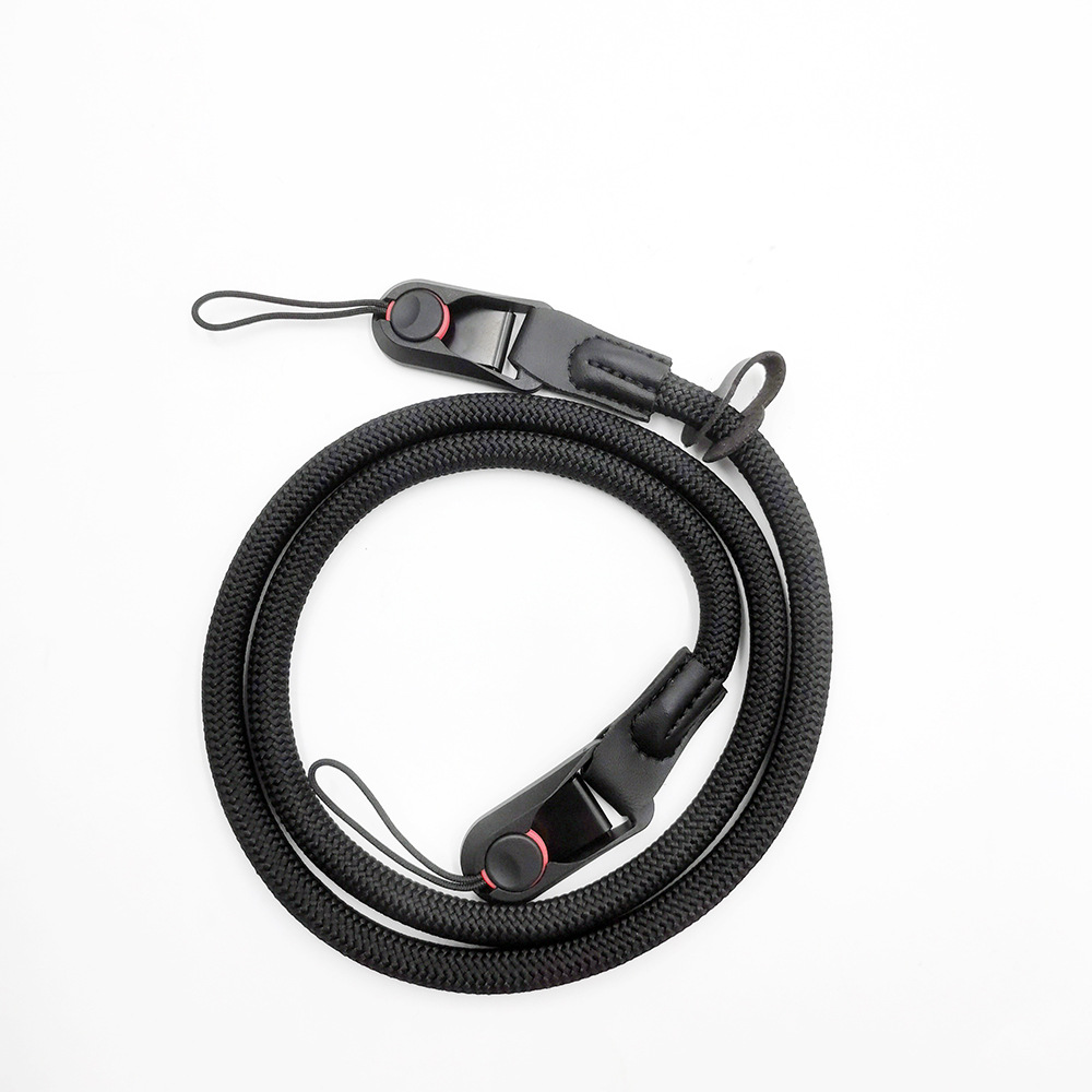 Factory wholesale nylon round rope camera shoulder strap neck strap micro SLR fast camera lanyard quick release buckle shoulder strap strap