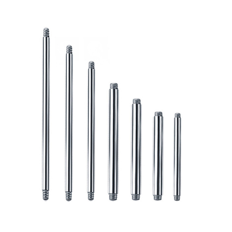 Straight Rod Body Piercing DIY 303 Stainless Steel Jewelry Accessories Screw Rod Clothing Lip Nail Tongue Nail Nose Nail