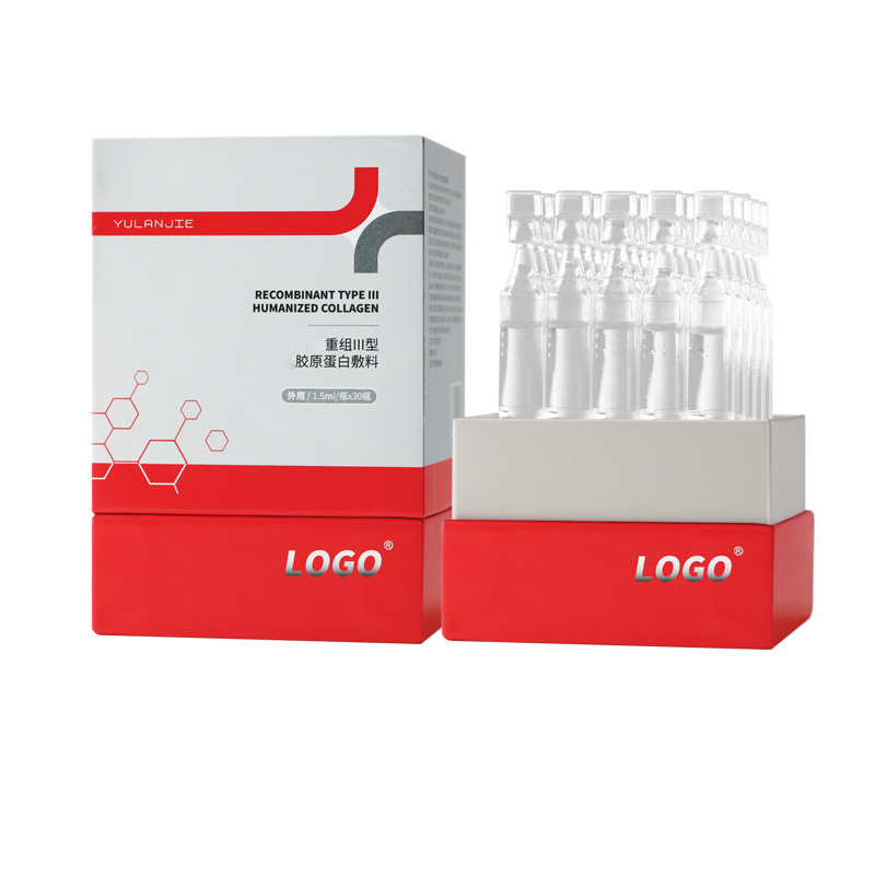 Recombinant Type III Collagen Dressing Subpolishing Essence genuine goods Skin Tightener Factory OEM in stock