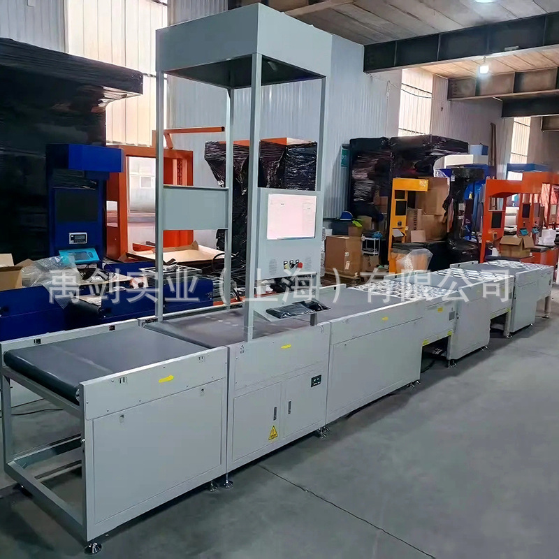 Express E-Commerce Logistics Dws Weighing, Scanning, Code Reading, Volume Measurement and Sorting All-In-One Machine Inclined Swing Wheel Sorting System