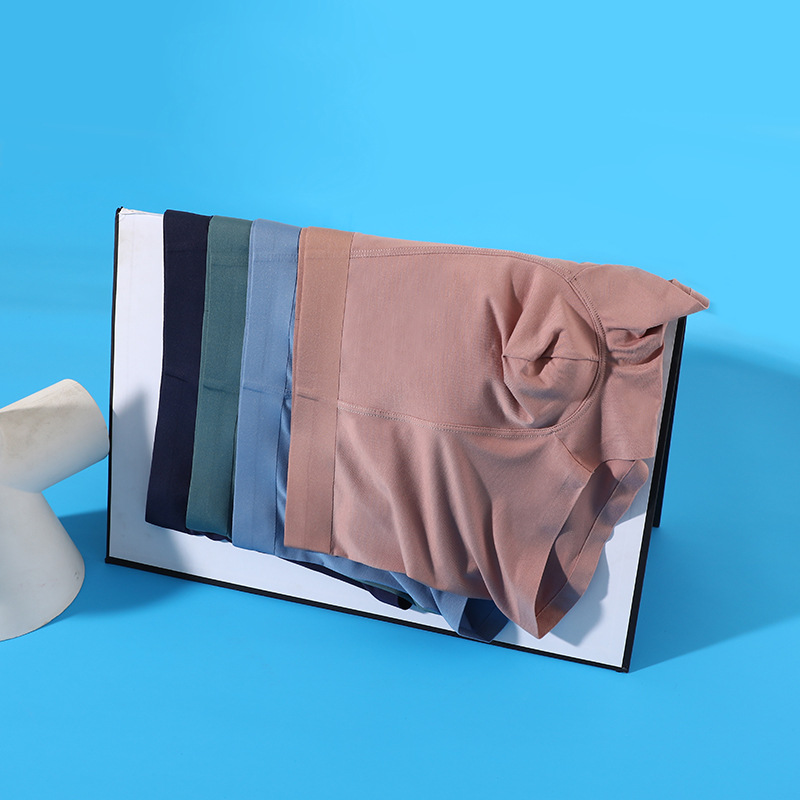 Men's Underwear Modal Cotton Comfortable Breathable Solid Color Men's Boxer Shorts Simple Youth Mid-Waist Four Corner plus size