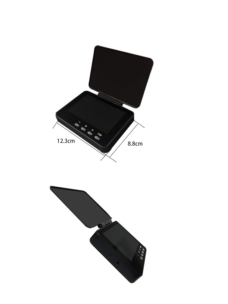 4.3inch Fish Finder High-Definition Underwater Camera with Temperature Measurement, Night Vision, and Visual Anchor Fish Locator