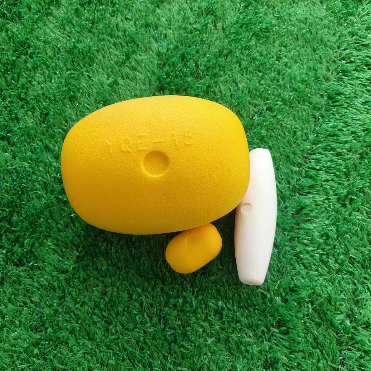 Овальный поплавок из ЭВА Yqe-15, жесткий, 125*160*28, серебряный шар