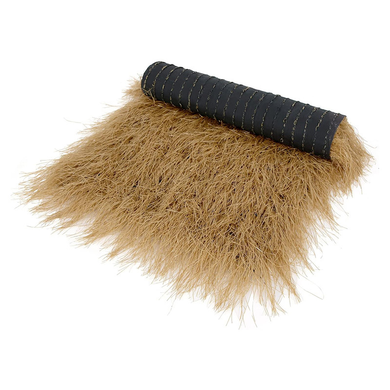 Carpet-type simulation thatched grass homestay farmhouse rural flat roof scenic spot outdoor decoration sunscreen fake straw outfit
