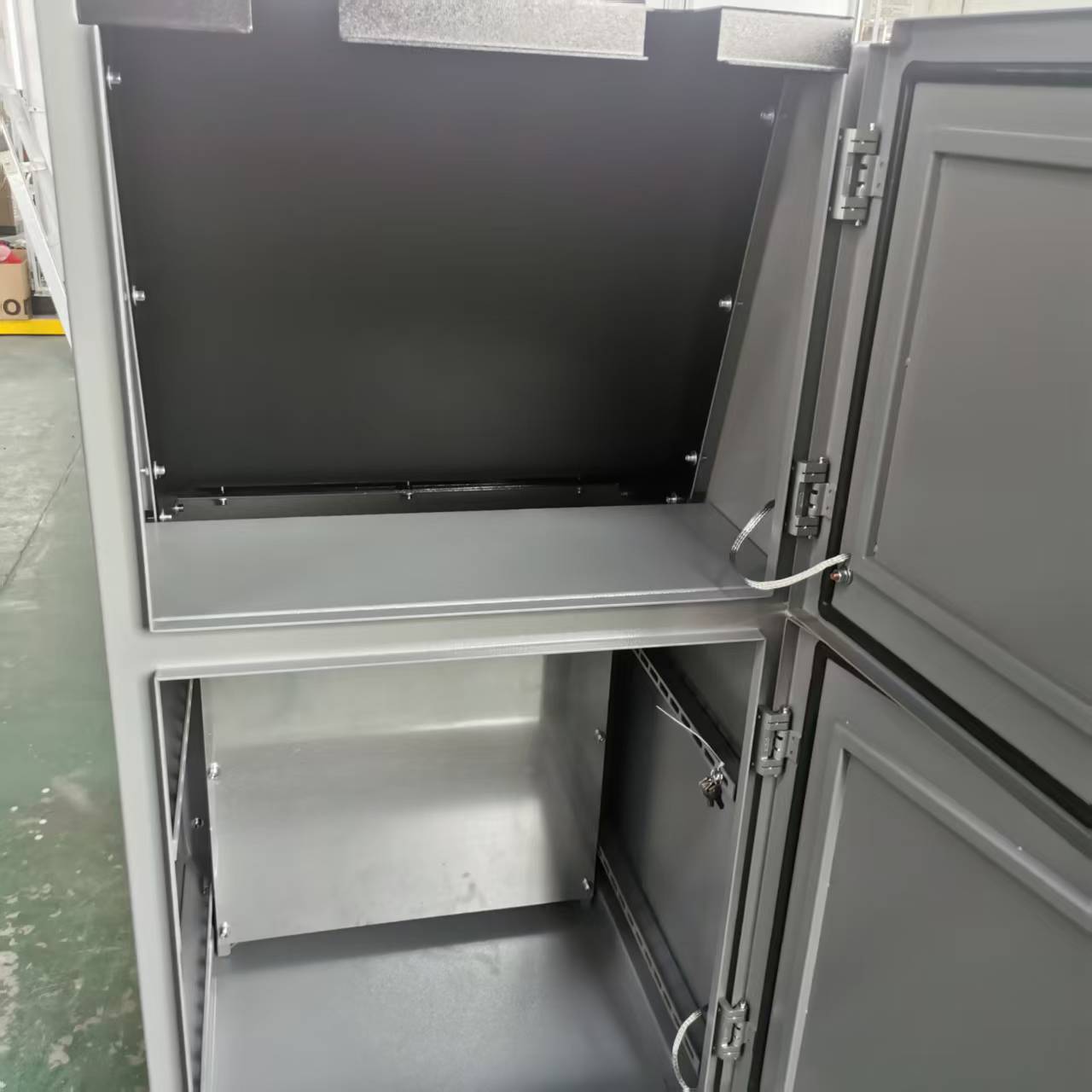 Cbap Piano Cabinet Ergonomic Bevel Control Cabinet Piano Engineering Control Box Console Optional Carbon Steel Material