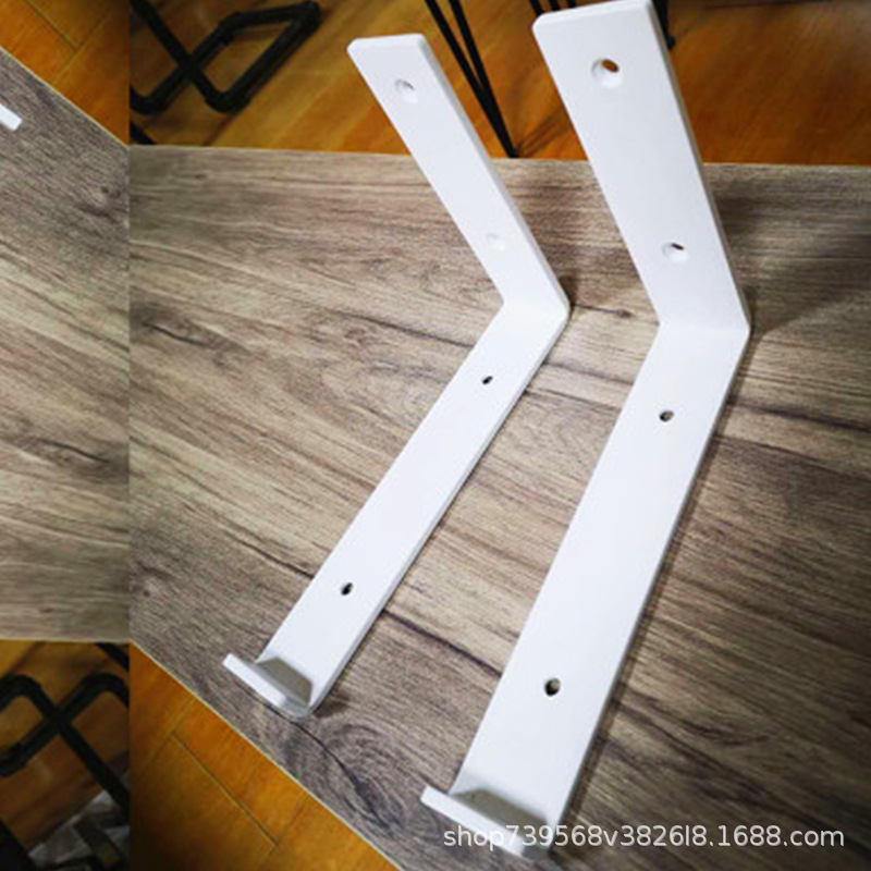 Cross-Border Iron Wall Storage Rack Wall-Mounted Partition Bracket Bracket One-Word Shelf Shelf Triangle Bracket