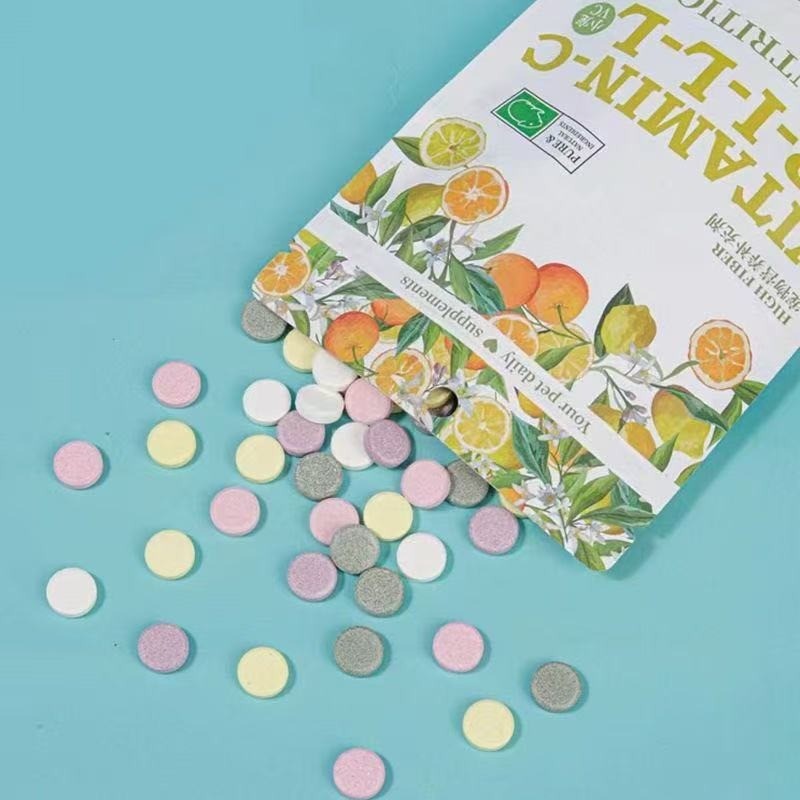 Kangbishi Little Pet Fruit Vc Pills 100 Capsules to Supplement Vitamin C Nutrition for Chinchillas, Rabbits, Hamsters, Guinea Pigs and Squirrels