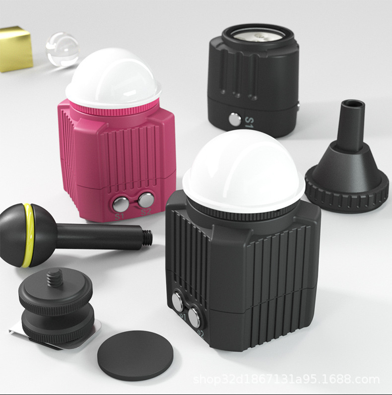 Cross-Border Portable Diving Fill Light Led Waterproof Lighting Outdoor Gopro Sports Camera Underwater Photography Light