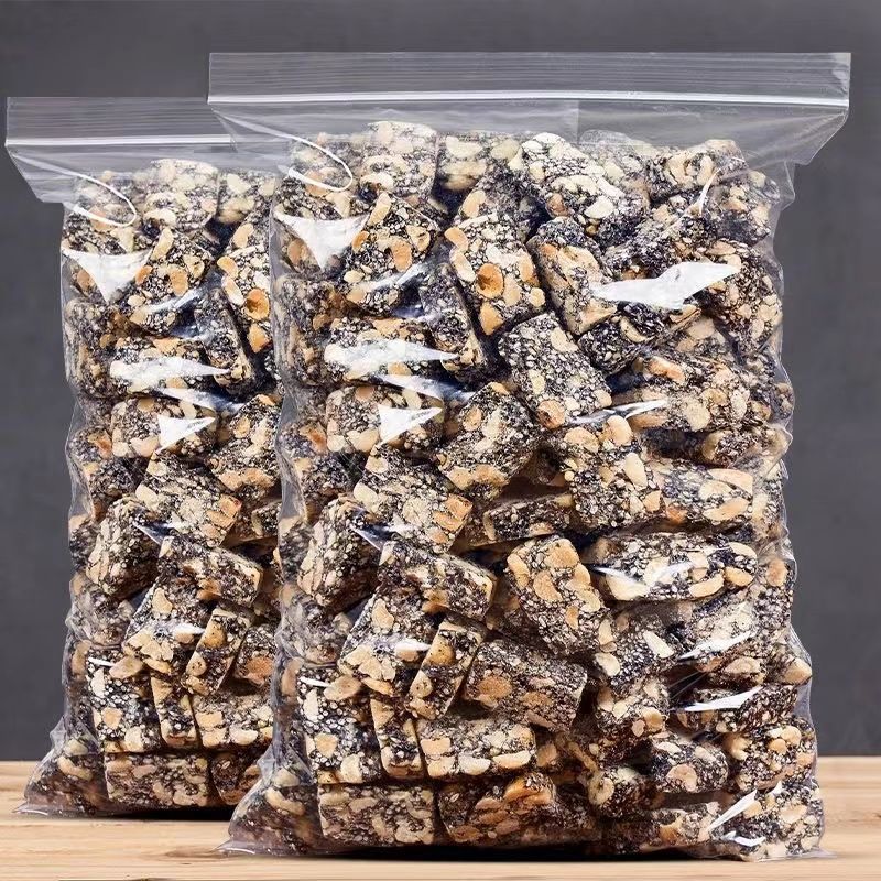 Ручная черная кунжутная арахисовая паста, специальный арахисовый конфет, популярные закуски, повседневные закуски, закуски для удовлетворения аппетита, старомодные закуски