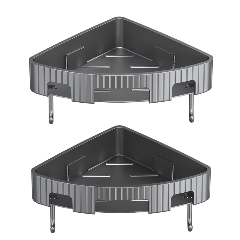 Punch-free Bathroom Tripod Toilet Triangle Storage Rack Toilet Toilet Desk Wall Storage Rack Hanger