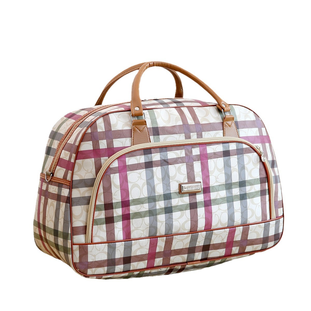 Factory Direct Sales Satchel Travel Bag Luggage Bag Pu Gift Bag Large and Small Bag Waterproof Short-Term Travel Shoulder Bag