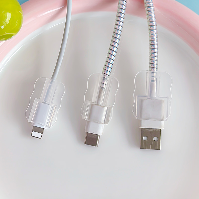 Защитный чехол для кабеля данных мобильных телефонов Apple и Android, устройство против укусов кабеля, клипса для зарядного кабеля