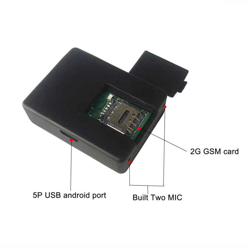 Double-microphone voice intelligent voice recognition high sensitivity trigger phone short message multi-group number alarm pickup far