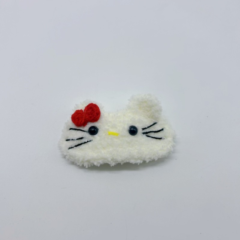 Hand-woven wool cartoon hairpin film doll accessories semi-finished products