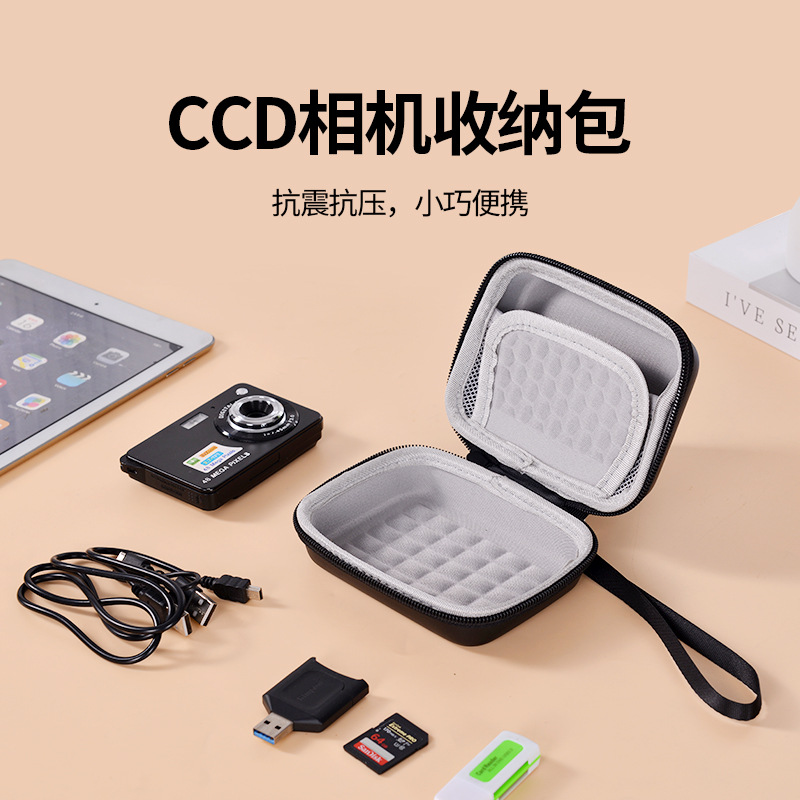 Кросс-бодийная портативная сумка для камеры EVA, коробка для хранения карт, водонепроницаемая сумка для цифровой камеры
