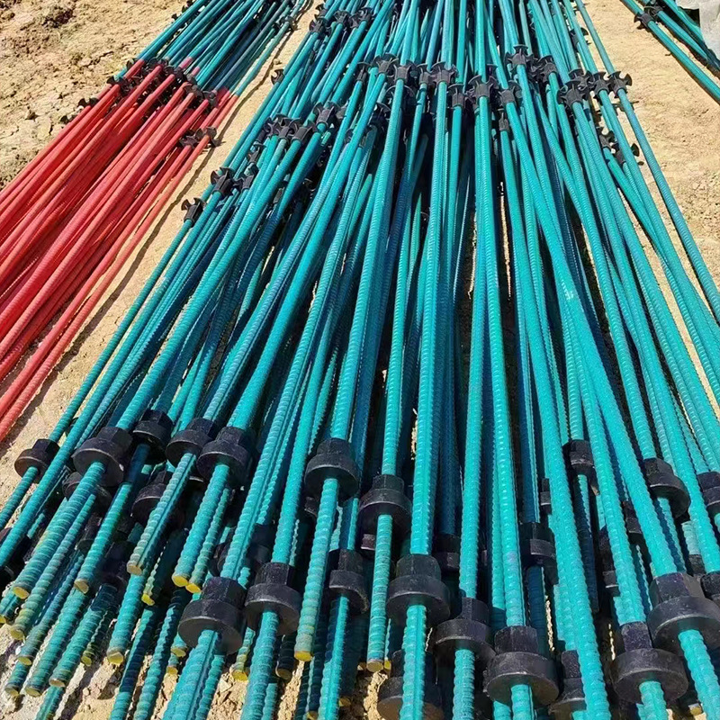 PSB epoxy coated steel bar anti-floating anchor pre-stressed anti-floating anchor slope support finish rolling rebar wholesale