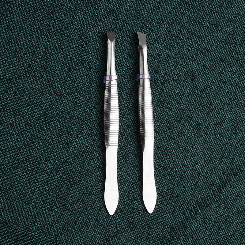 Щипцы для бровей из нержавеющей стали с косым концом щипцы для бровей плоские щипцы косые щипцы для бровей