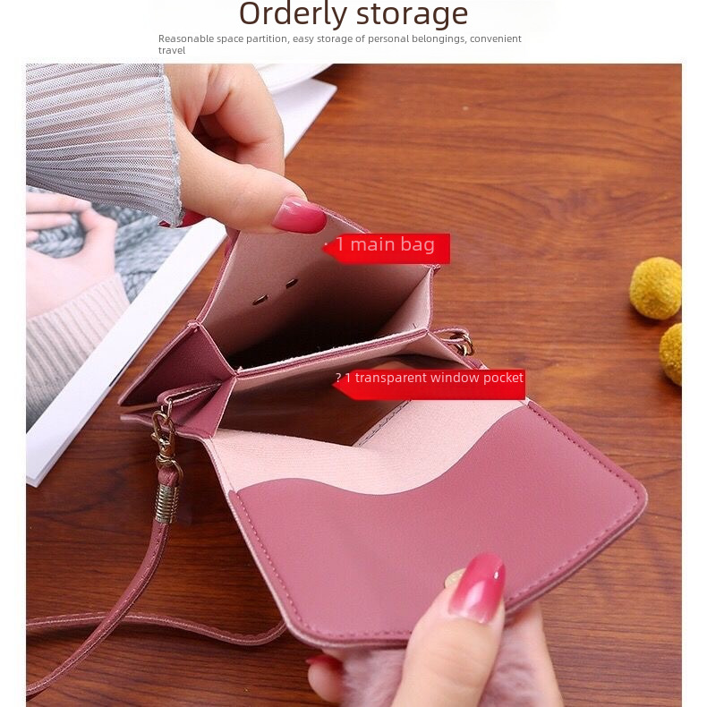 Factory Direct Supply Women's Bag 2025 New Style Ladies' Shoulder Bag Color-Blocking Vertical Mobile Phone Bag Women's Crossbody Portable