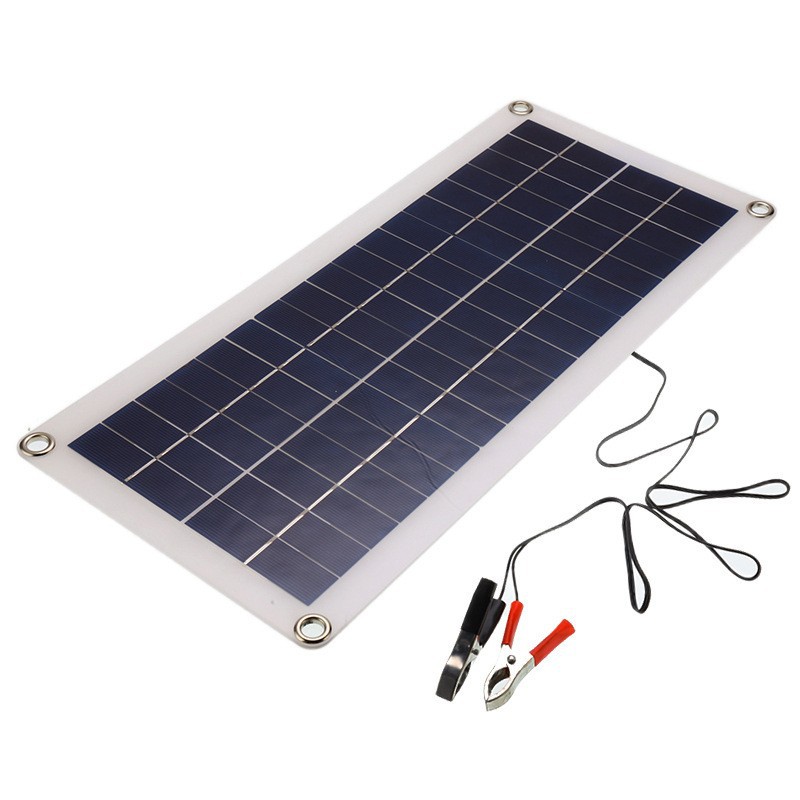 Cross-Border Supply of 10W-20W-30W18V USB Solar Panels with Controller Kits, Battery Panels for Cars and Yachts