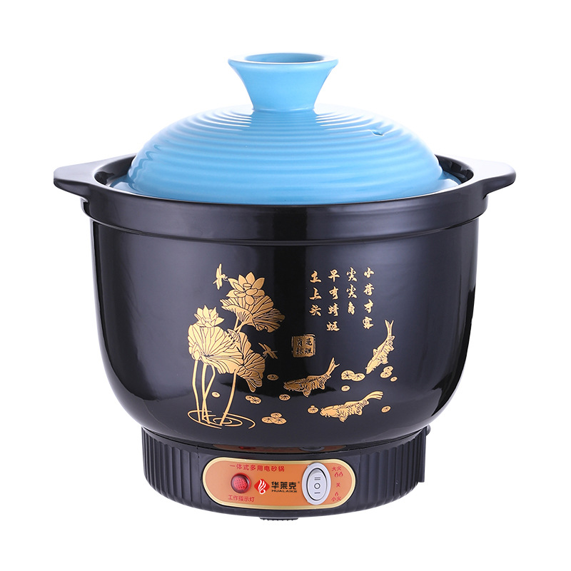 Automatic Electric casserole soup kitchen household stew porridge Fast Slow Cooker ceramic factory wholesale stall
