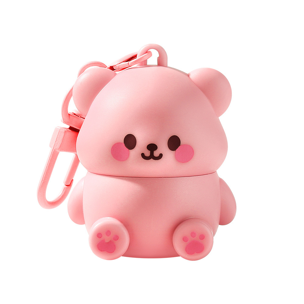 The Story of Jiao Lovable Bear Fruit Lip Balm Moisturizing Moisturizing Anti-chapped Peel Lip Protecting Portable Autumn and Winter Wholesale