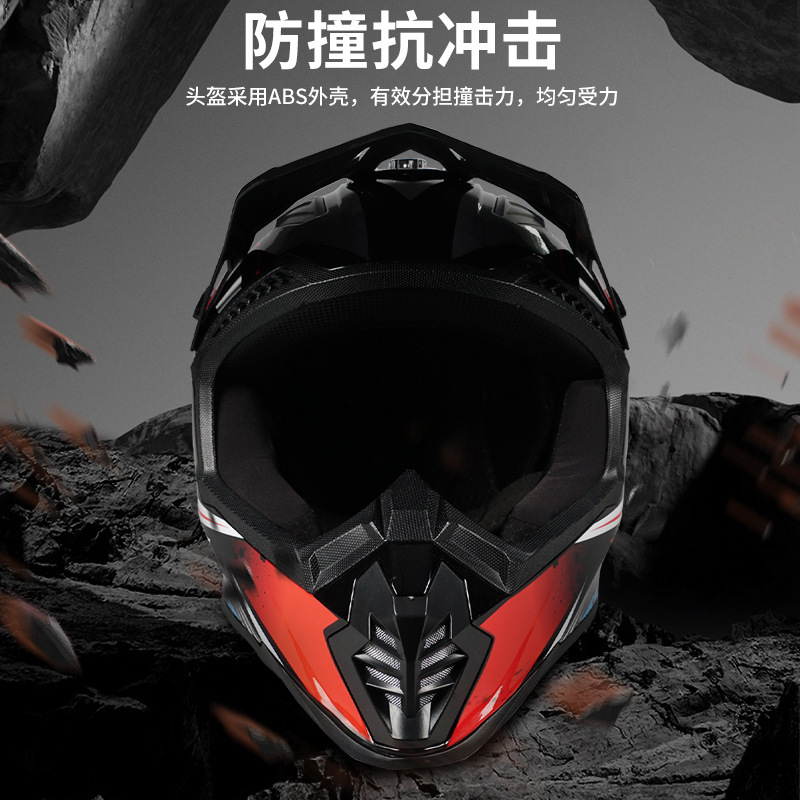 3C Certified Mountain Road Off-Road Motorcycle Helmet Full-Face Helmet for Men and Women Electric Motorcycle All-Season Winter Rally Helmet