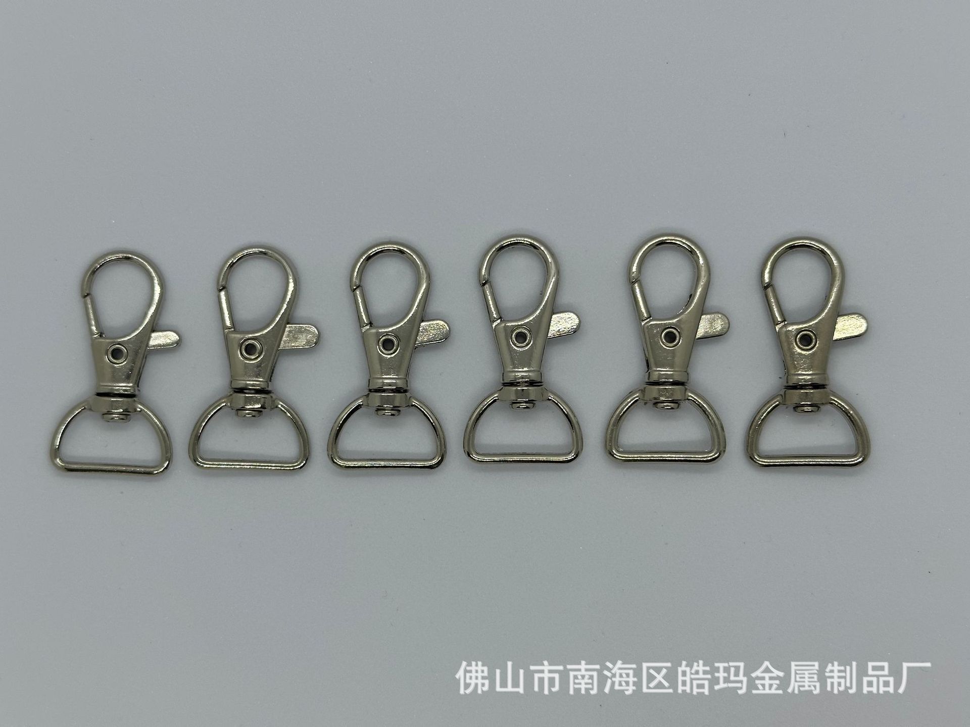 Factory Direct Sales Spot Supply Dog Buckle Melon Seed Buckle Hanging Buckle Zinc Hook Suitable for Lanyard Chain, Etc