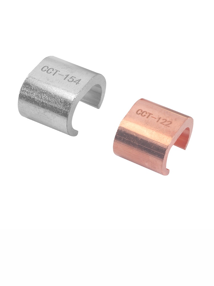 Copper C-Type Wire Clamp Cct-10-20-76-98-122 Copper Stranded Parallel Joint Branch All-Copper Wiring Clamp