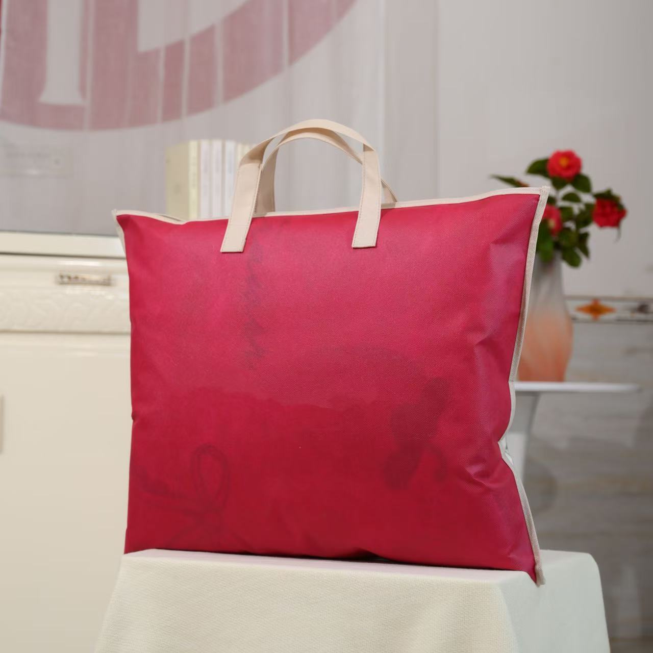 Portable Moving Pillow Bag Storage and Organization Zipper Bag Pillow Core Bag Home Textile Quilt Packaging Bag