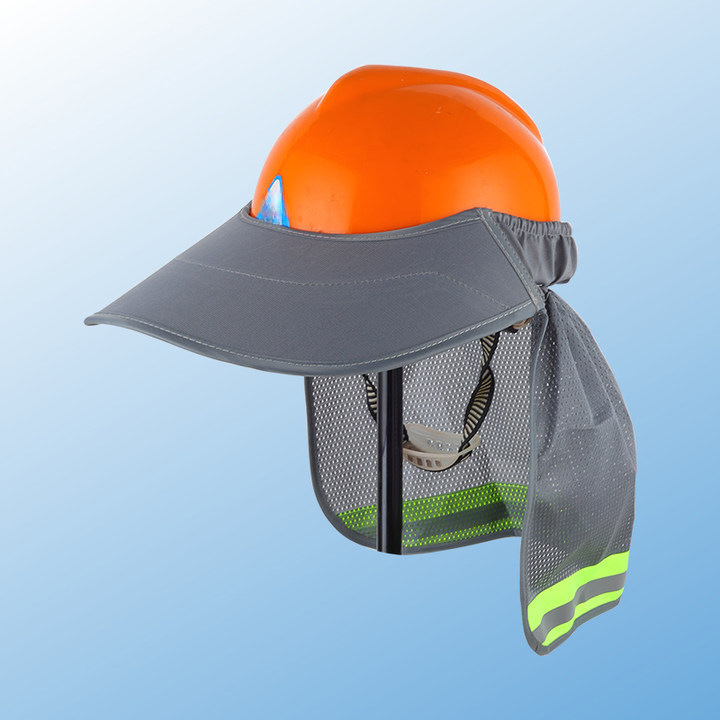 Sun Hat Men's Brim Construction Site Construction Sun Protection Summer Duck Tongue Style Breathable Helmet Worker Sanitation Helmet