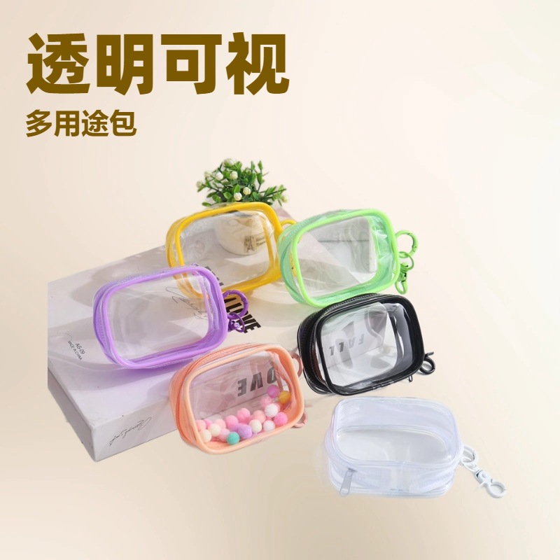 Лабубу пузырьковая матовая скользящая сумка для младенцев ПВХ высокопрозрачная стереосумка для сушки ручная коробка для показа слепых данных зарядного устройства