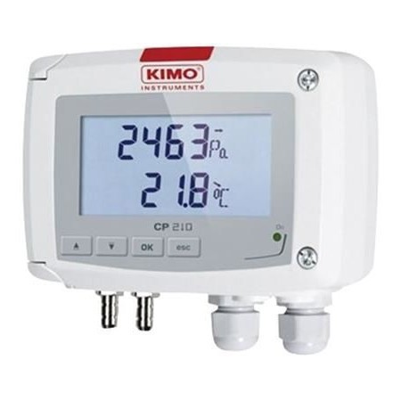 French Kimo Cp218/219 Multifunctional Differential Pressure Wind Speed and Air Volume Temperature Transmitter