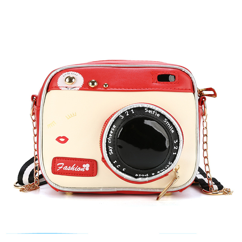 Bags New Style 2025 Internet Celebrity Girl Cute Japanese Style Easiest for Match Student Shoulder Crossbody Personalized Funny Camera Bag Trendy